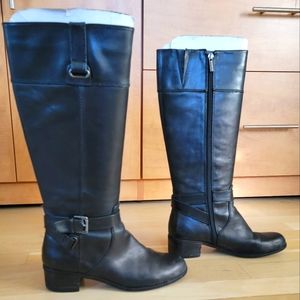 Bandolino Cazadora Black Riding Boot Size 7.5M